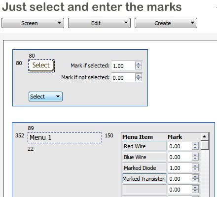 question tools editor